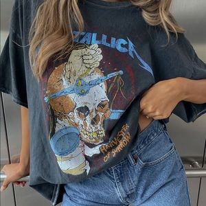 Metallica oversized graphic t-shirt